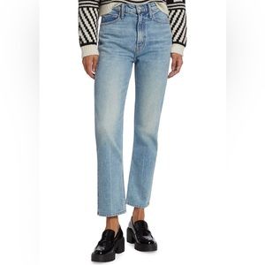 MOTHER Rider High-Waisted Ankle-Crop Jeans 24